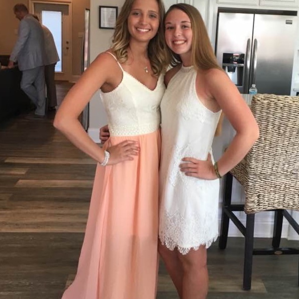 white dress